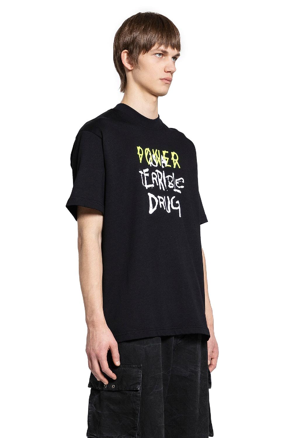 Antonioli 44 LABEL GROUP MAN BLACK T-SHIRTS & TANK TOPS Offerta