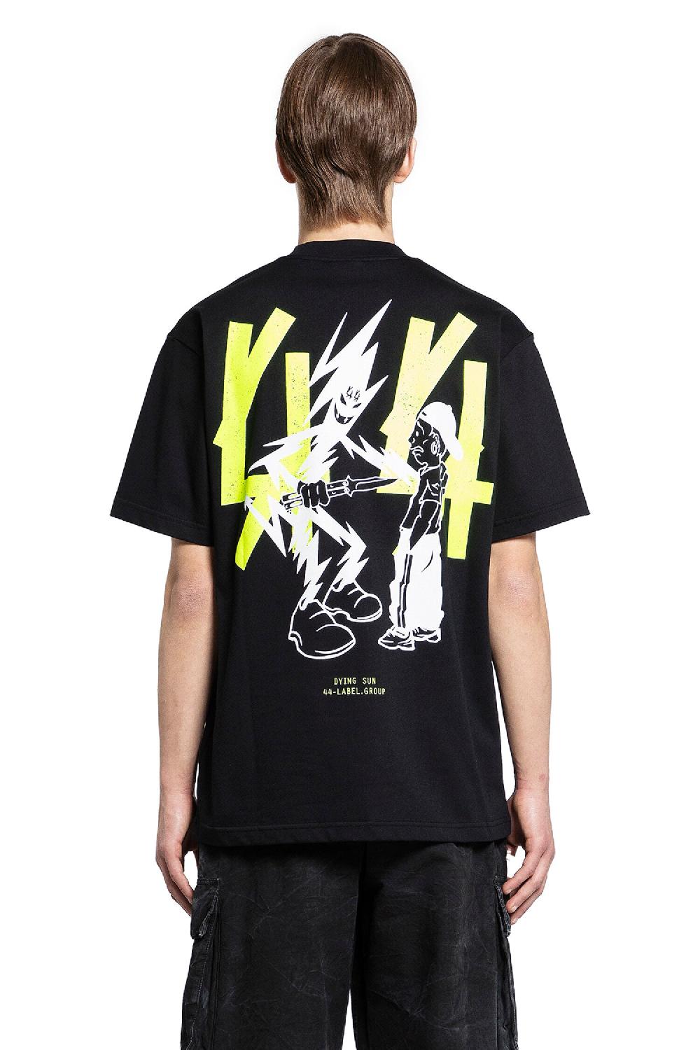 Antonioli 44 LABEL GROUP MAN BLACK T-SHIRTS & TANK TOPS Offerta