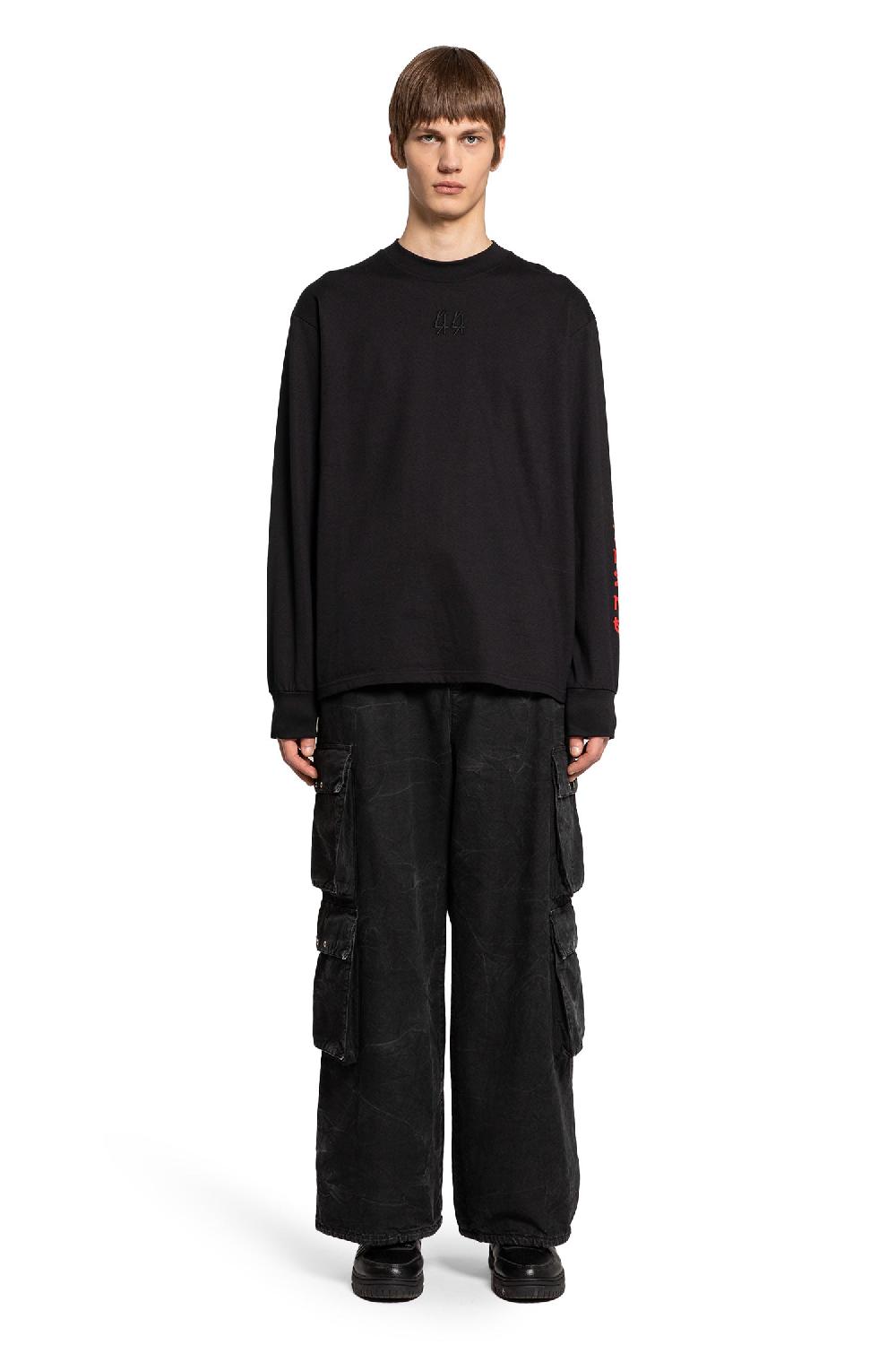 Antonioli 44 LABEL GROUP MAN BLACK T-SHIRTS & TANK TOPS In Vendita