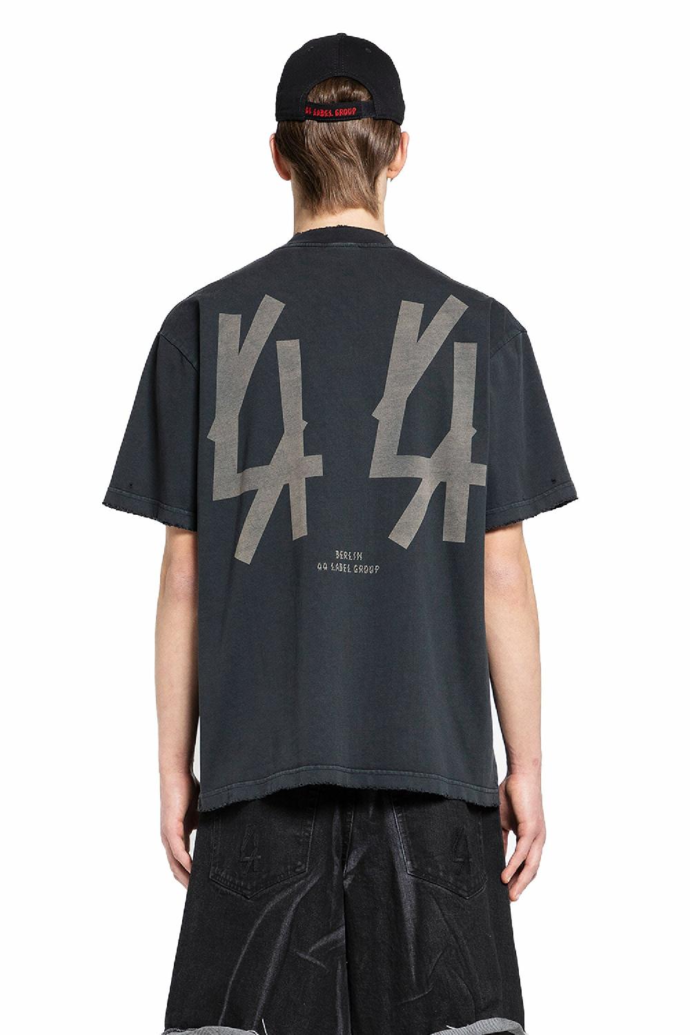 Antonioli 44 LABEL GROUP MAN BLACK T-SHIRTS & TANK TOPS Saldi