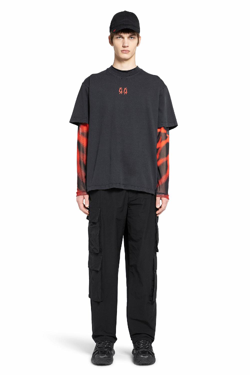 Antonioli 44 LABEL GROUP MAN BLACK T-SHIRTS & TANK TOPS Offerte