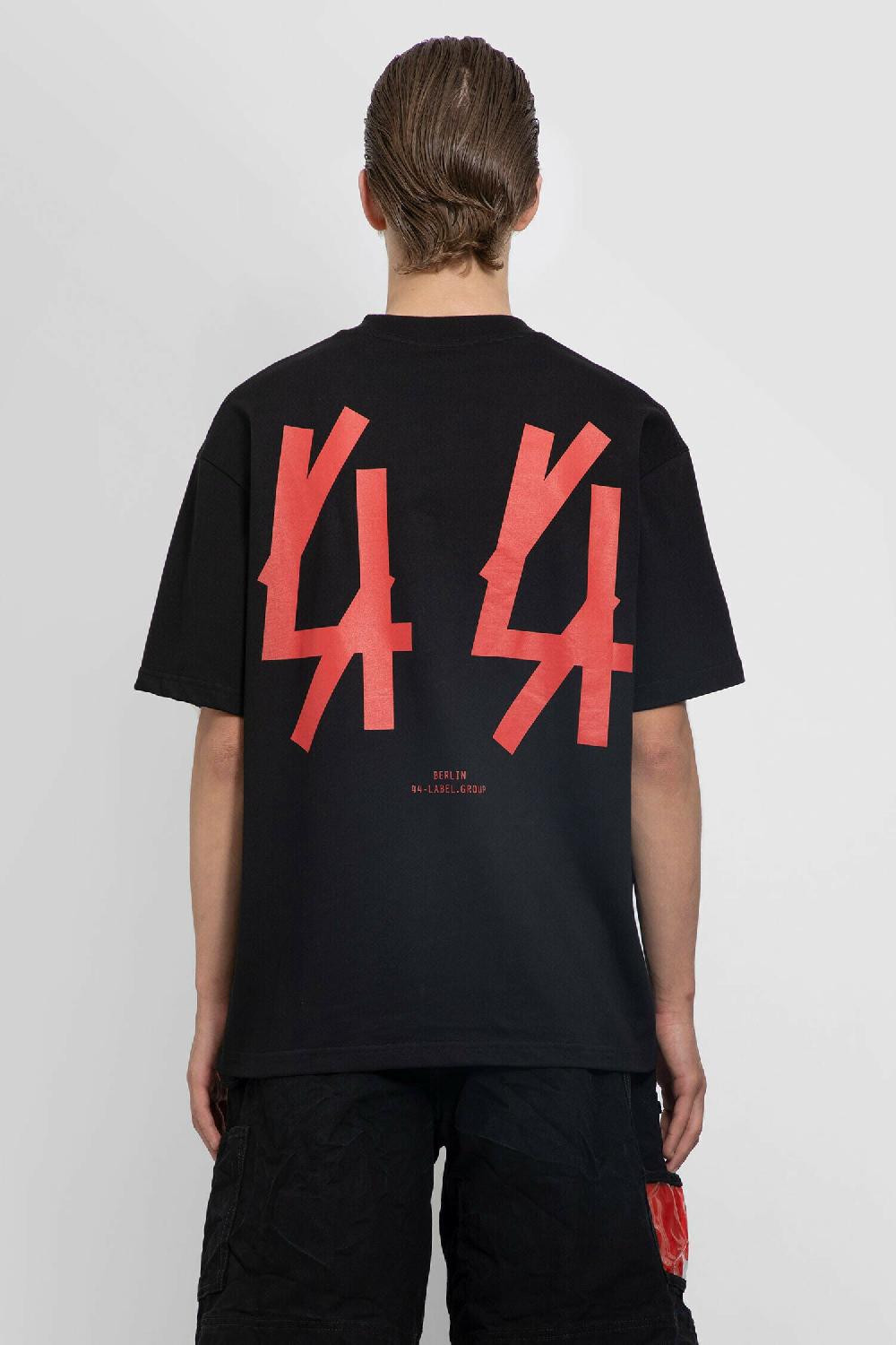 Antonioli 44 LABEL GROUP MAN BLACK T-SHIRTS & TANK TOPS Vendita Calda