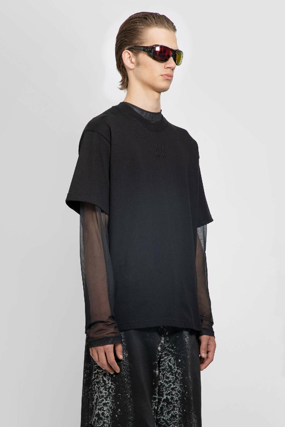 Antonioli 44 LABEL GROUP MAN BLACK T-SHIRTS & TANK TOPS Vendita Economica
