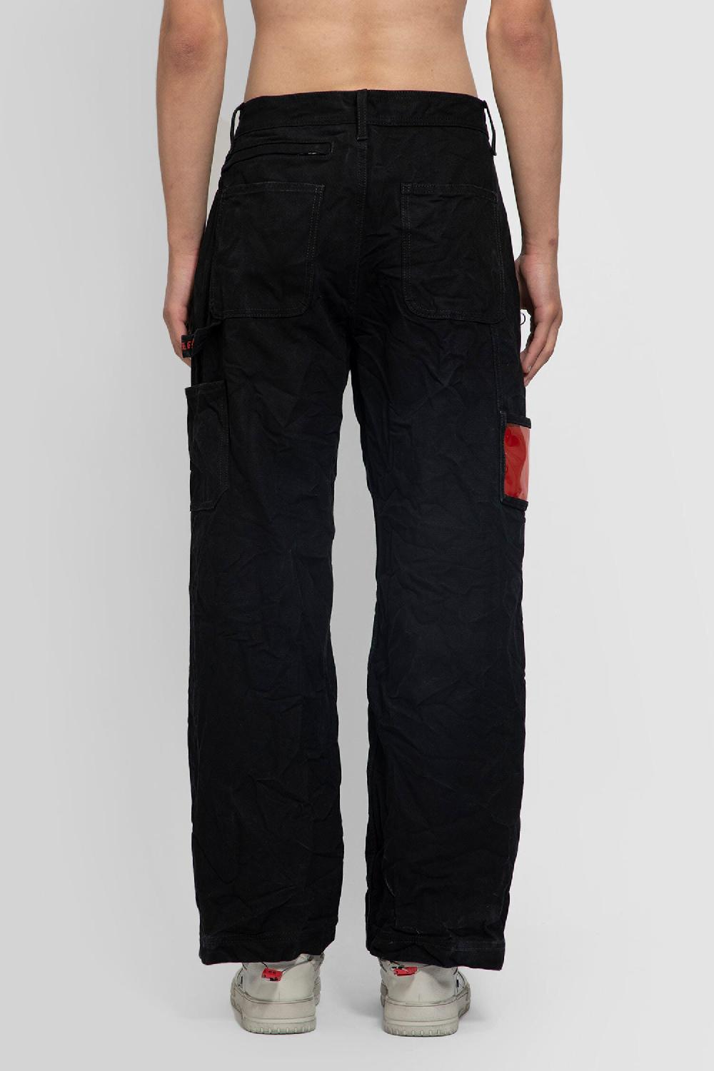Antonioli 44 LABEL GROUP MAN BLACK TROUSERS In Saldo