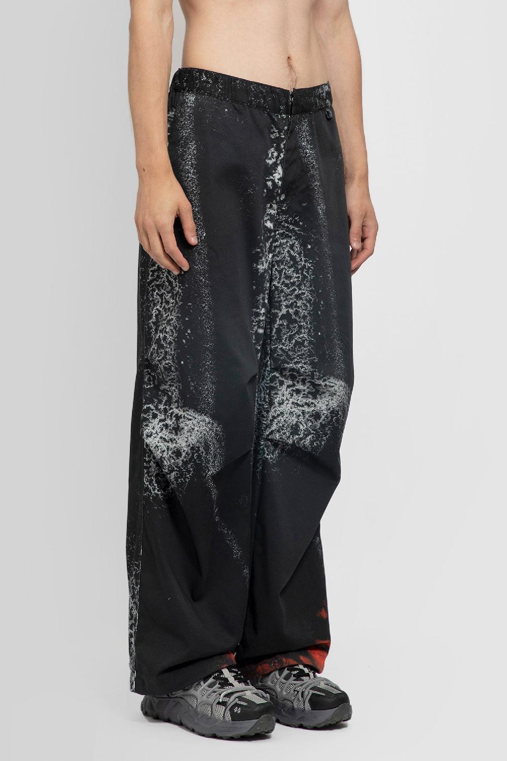 Antonioli 44 LABEL GROUP MAN BLACK TROUSERS Italia
