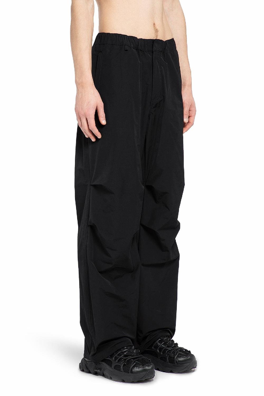 Antonioli 44 LABEL GROUP MAN BLACK TROUSERS Moda