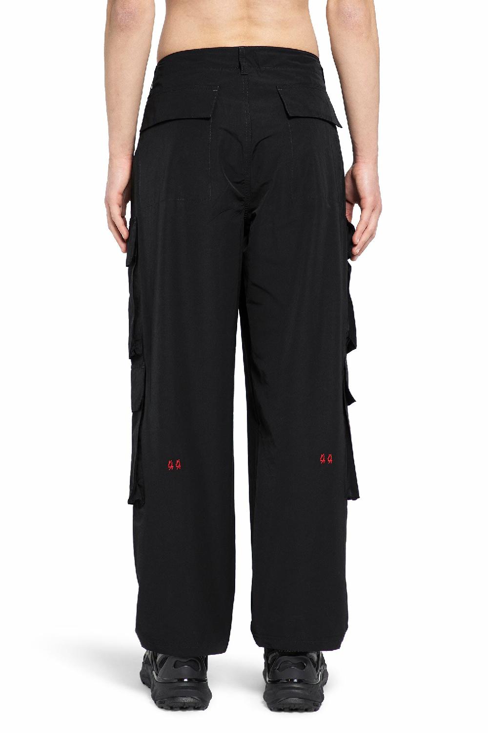 Antonioli 44 LABEL GROUP MAN BLACK TROUSERS Nuovo