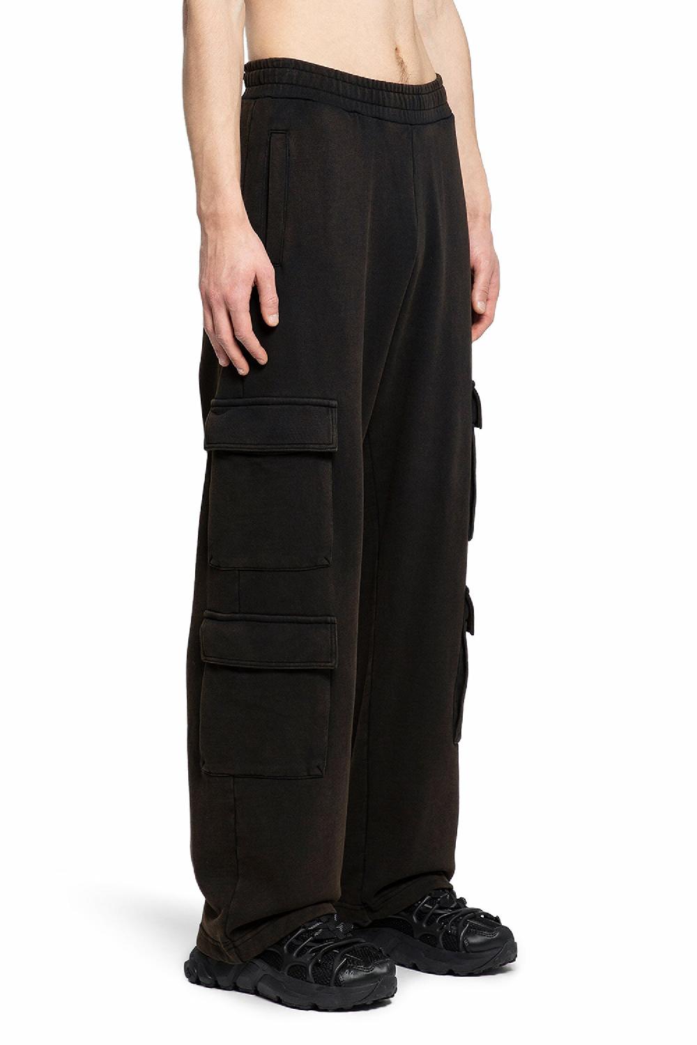 Antonioli 44 LABEL GROUP MAN BLACK TROUSERS Italia
