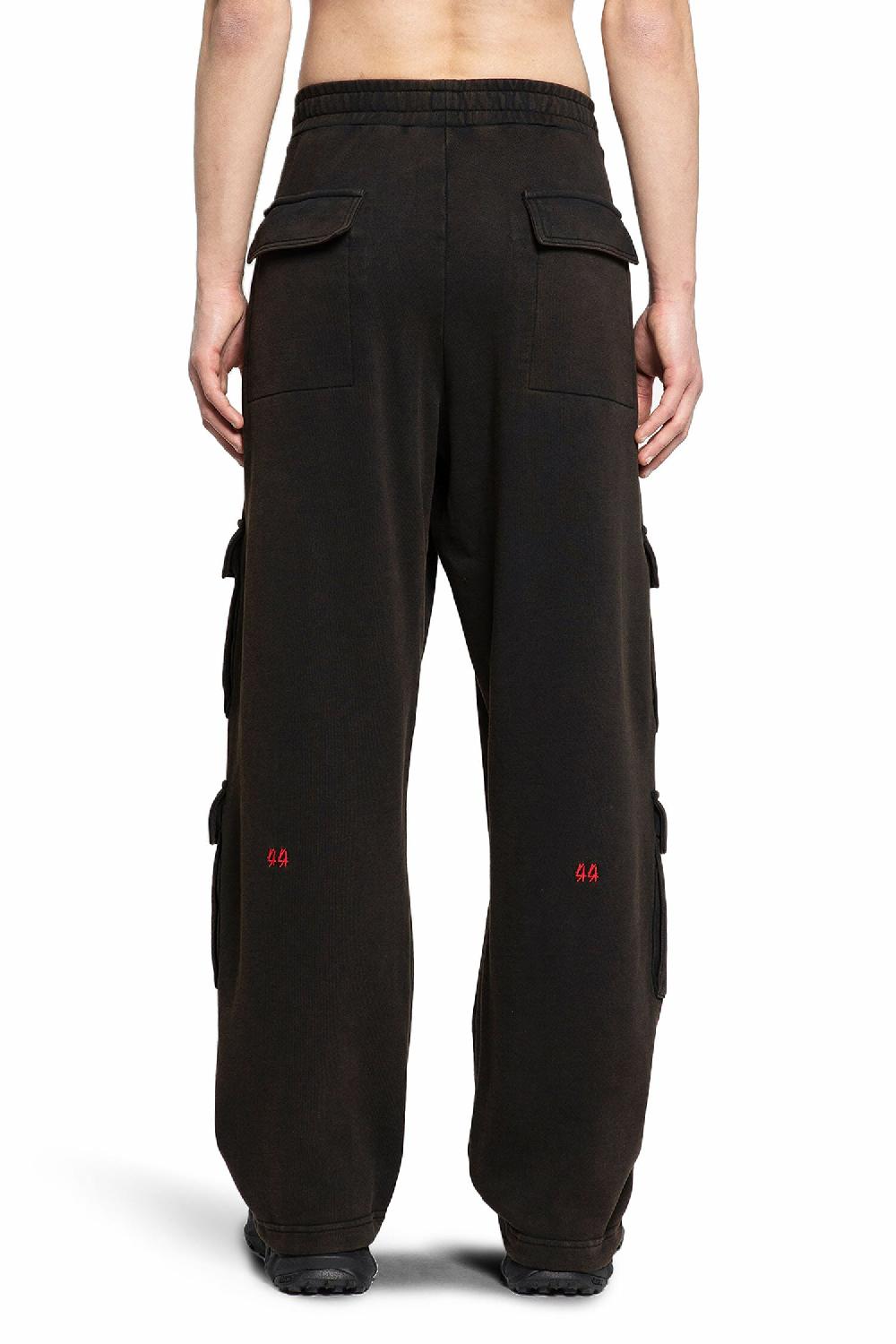 Antonioli 44 LABEL GROUP MAN BLACK TROUSERS Italia
