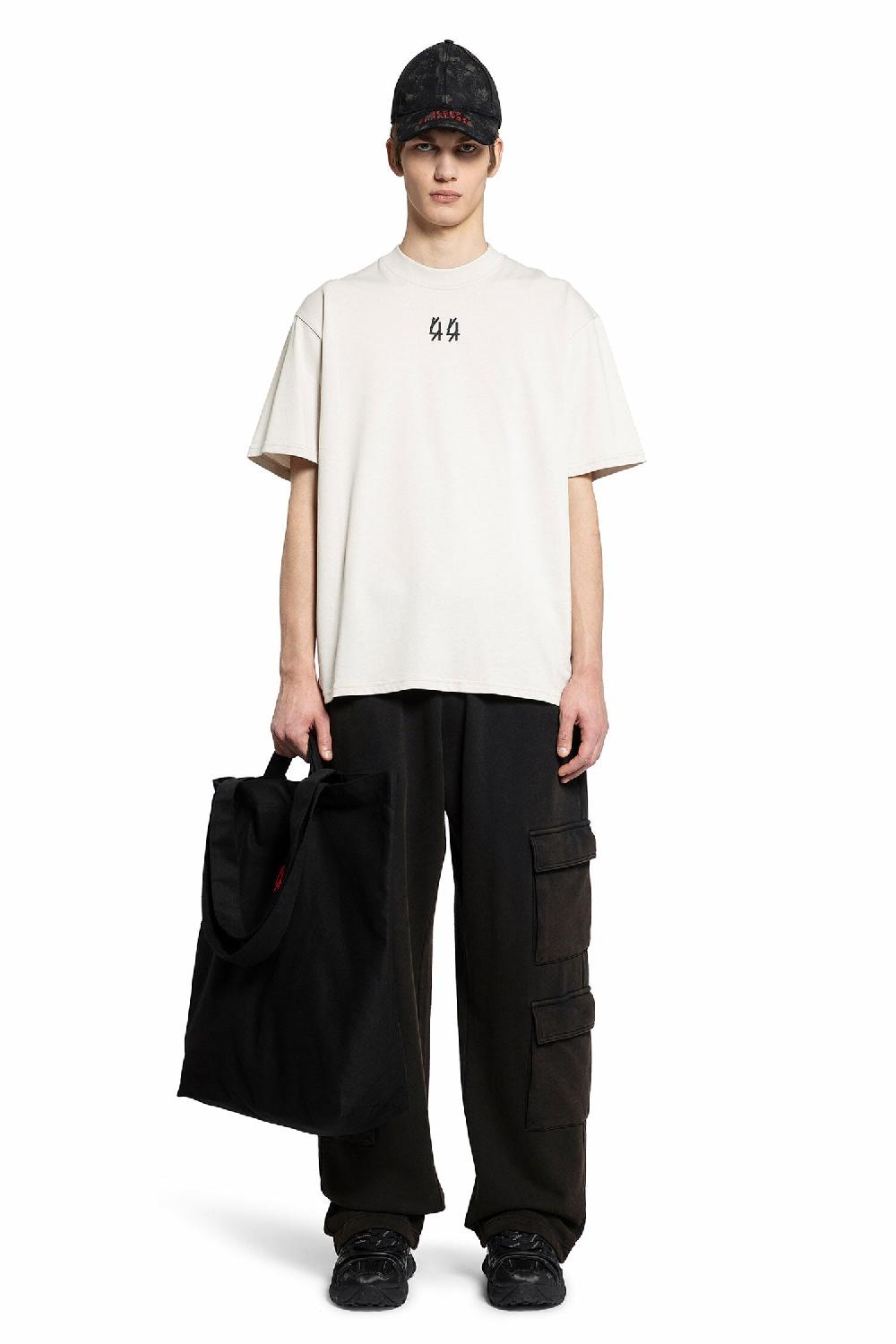 Antonioli 44 LABEL GROUP MAN BLACK TROUSERS Italia