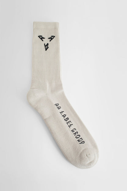 Antonioli 44 LABEL GROUP MAN WHITE SOCKS Prezzo Ridotto