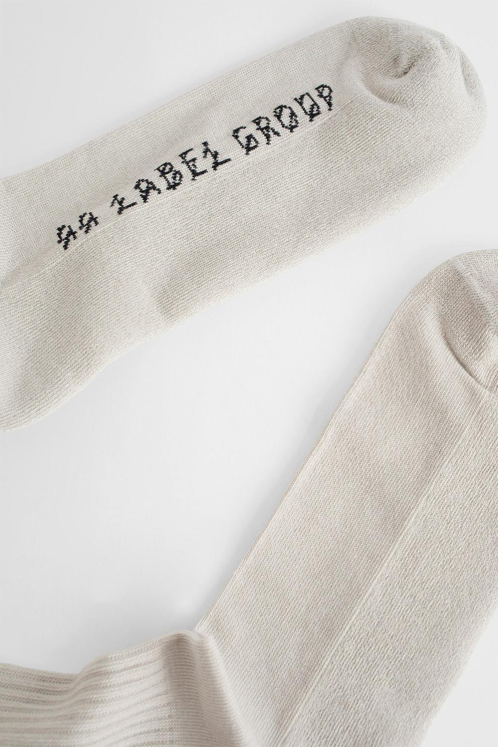 Antonioli 44 LABEL GROUP MAN WHITE SOCKS Prezzo Ridotto