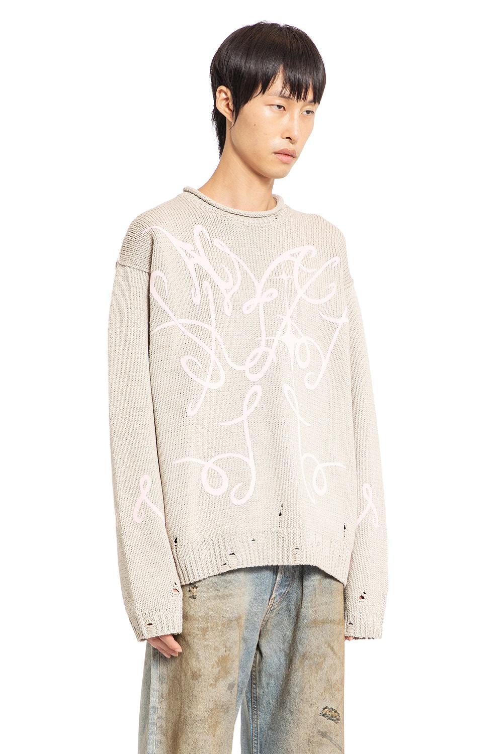 Antonioli ACNE STUDIOS MAN BEIGE KNITWEAR Vendita Calda