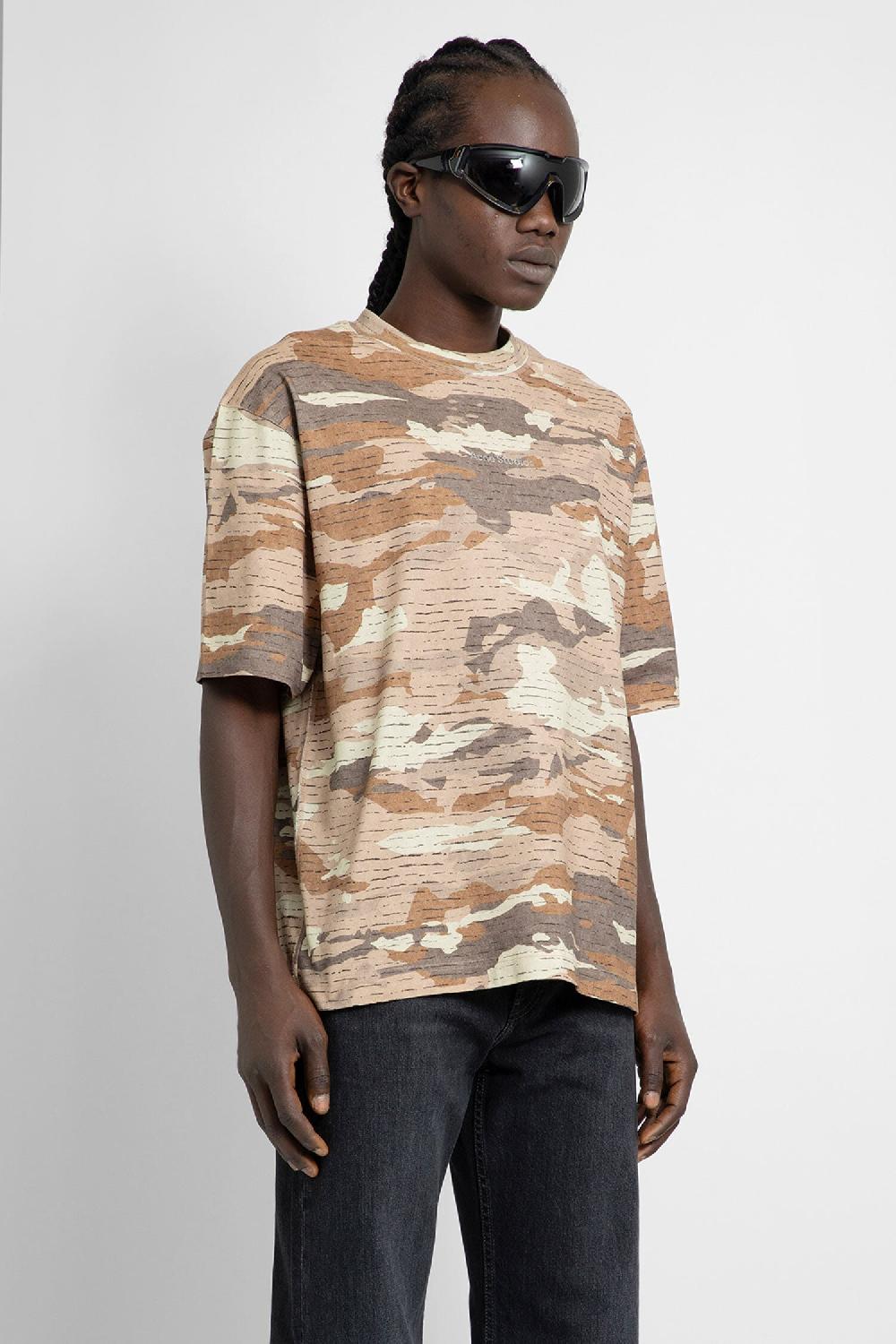 Antonioli ACNE STUDIOS MAN BEIGE T-SHIRTS & TANK TOPS Saldi Di Fabbrica