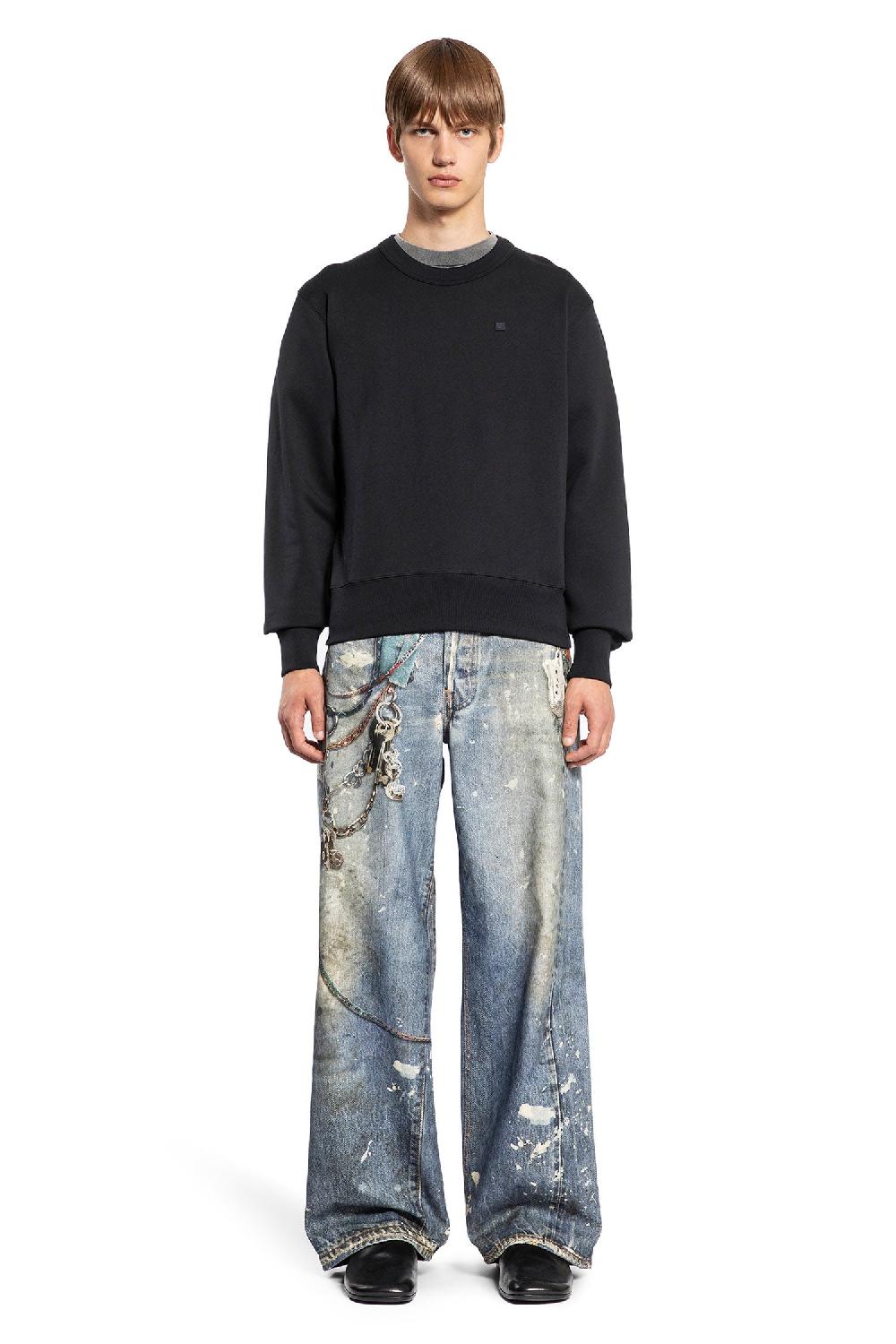 Antonioli ACNE STUDIOS MAN BLACK SWEATSHIRTS In Linea