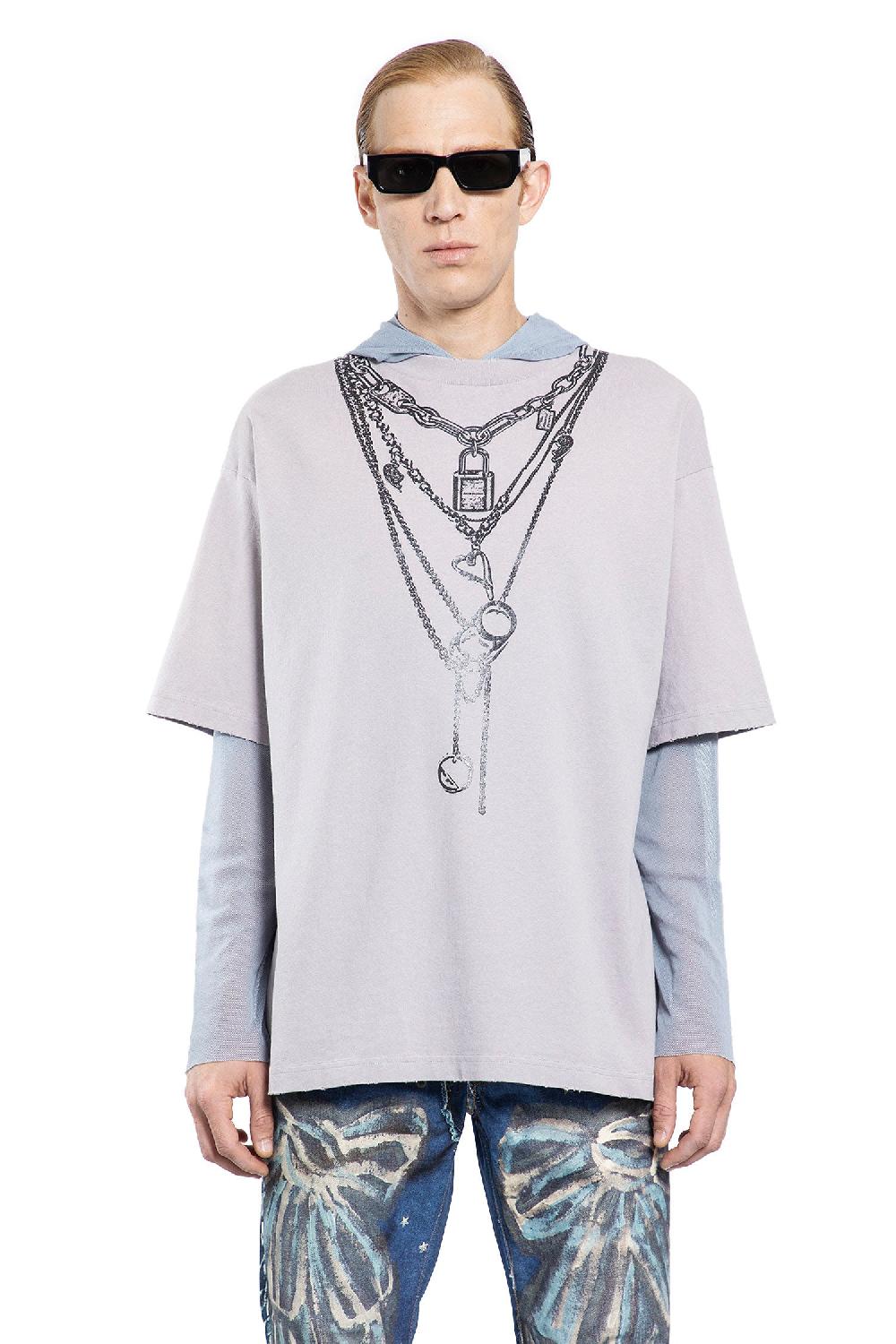 Antonioli ACNE STUDIOS MAN GREY T-SHIRTS & TANK TOPS Economico