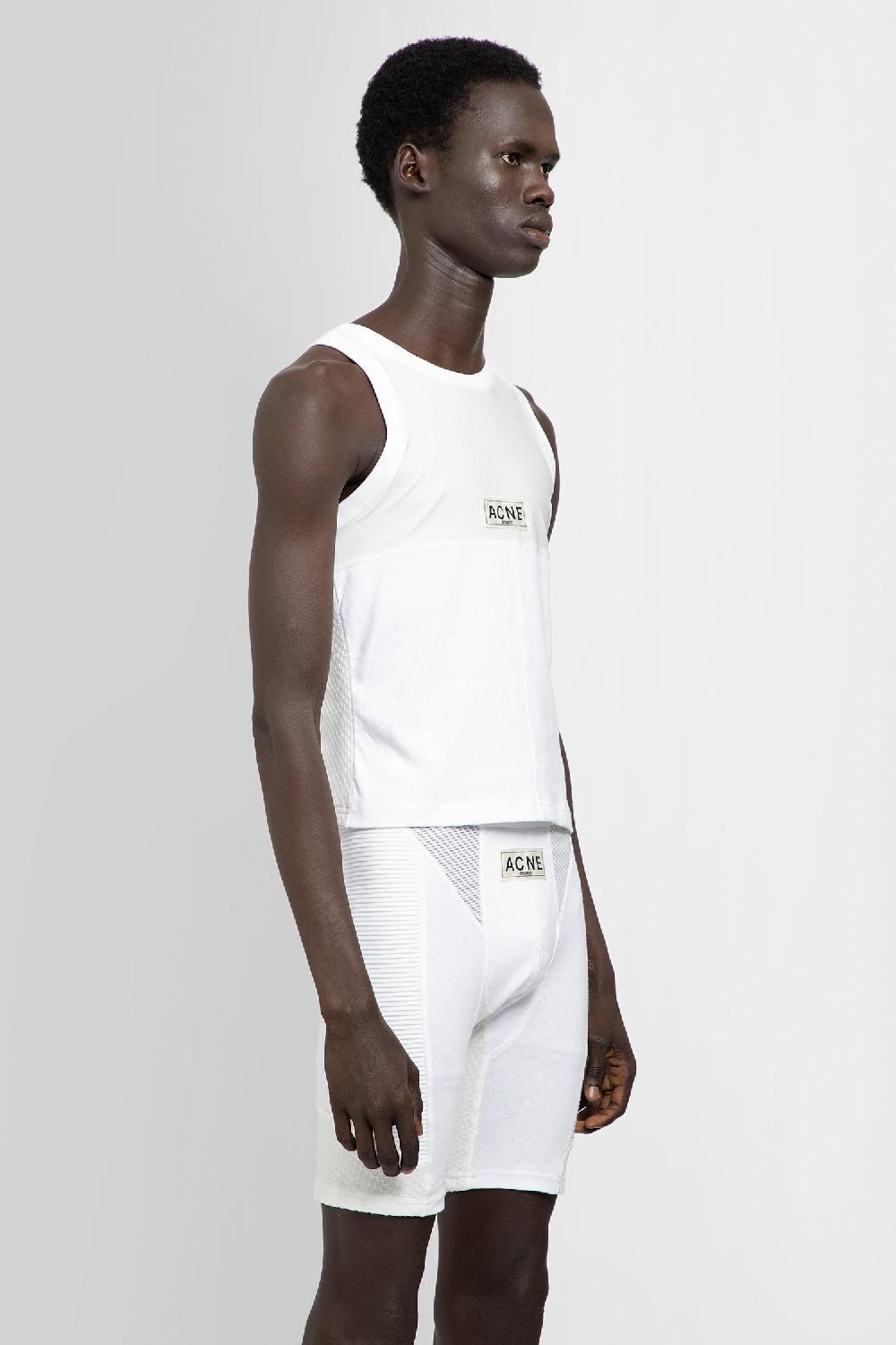 Antonioli ACNE STUDIOS MAN WHITE T-SHIRTS & TANK TOPS Italy