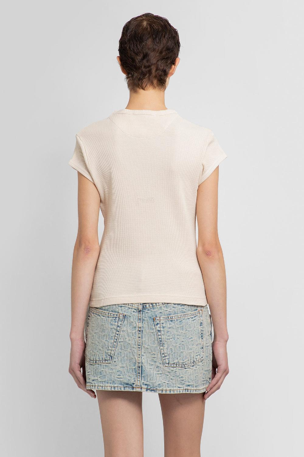 Antonioli ACNE STUDIOS WOMAN BEIGE T-SHIRTS & TANK TOPS Nuovo
