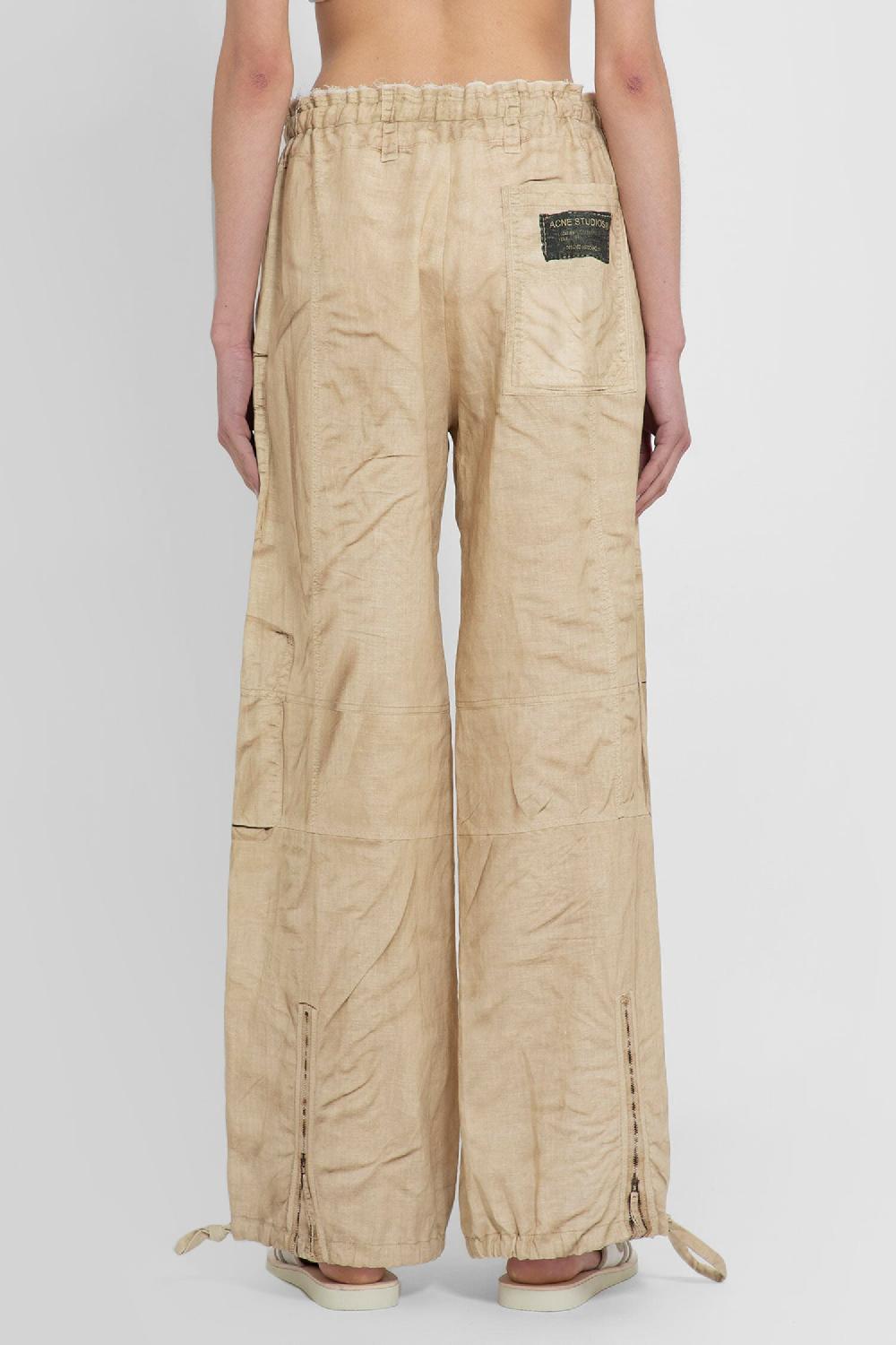 Antonioli ACNE STUDIOS WOMAN BEIGE TROUSERS Qualità