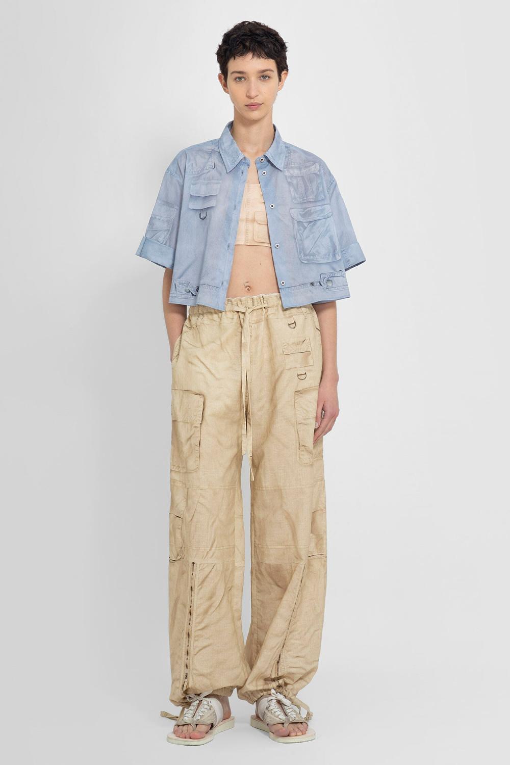 Antonioli ACNE STUDIOS WOMAN BEIGE TROUSERS Qualità