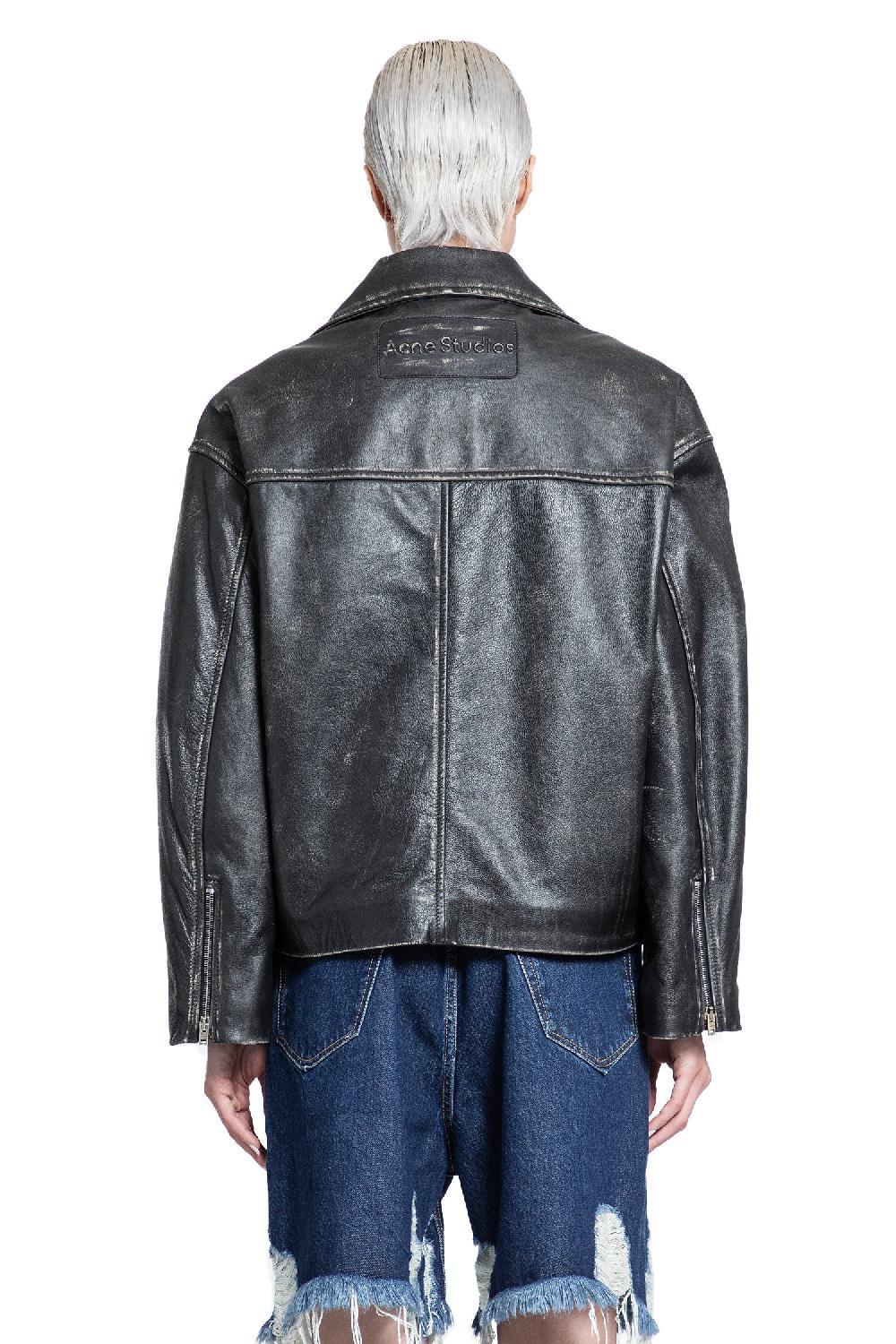 Antonioli ACNE STUDIOS WOMAN BLACK JACKETS Soddisfazione Garantita