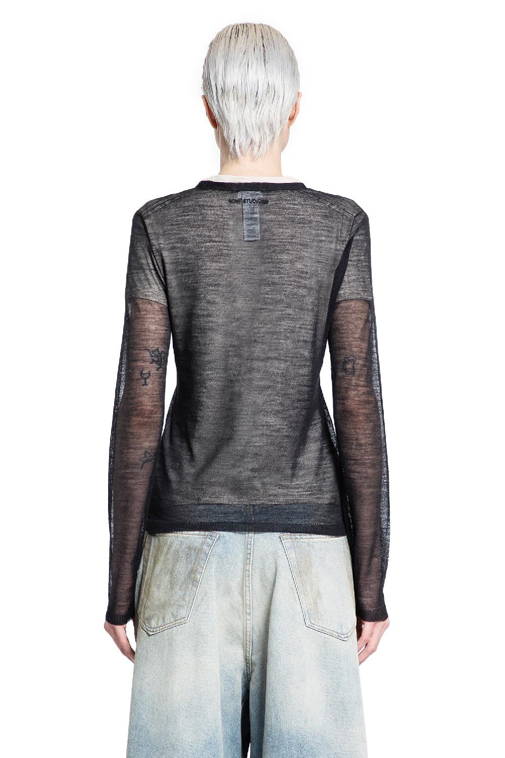 Antonioli ACNE STUDIOS WOMAN BLACK KNITWEAR Negozi Online