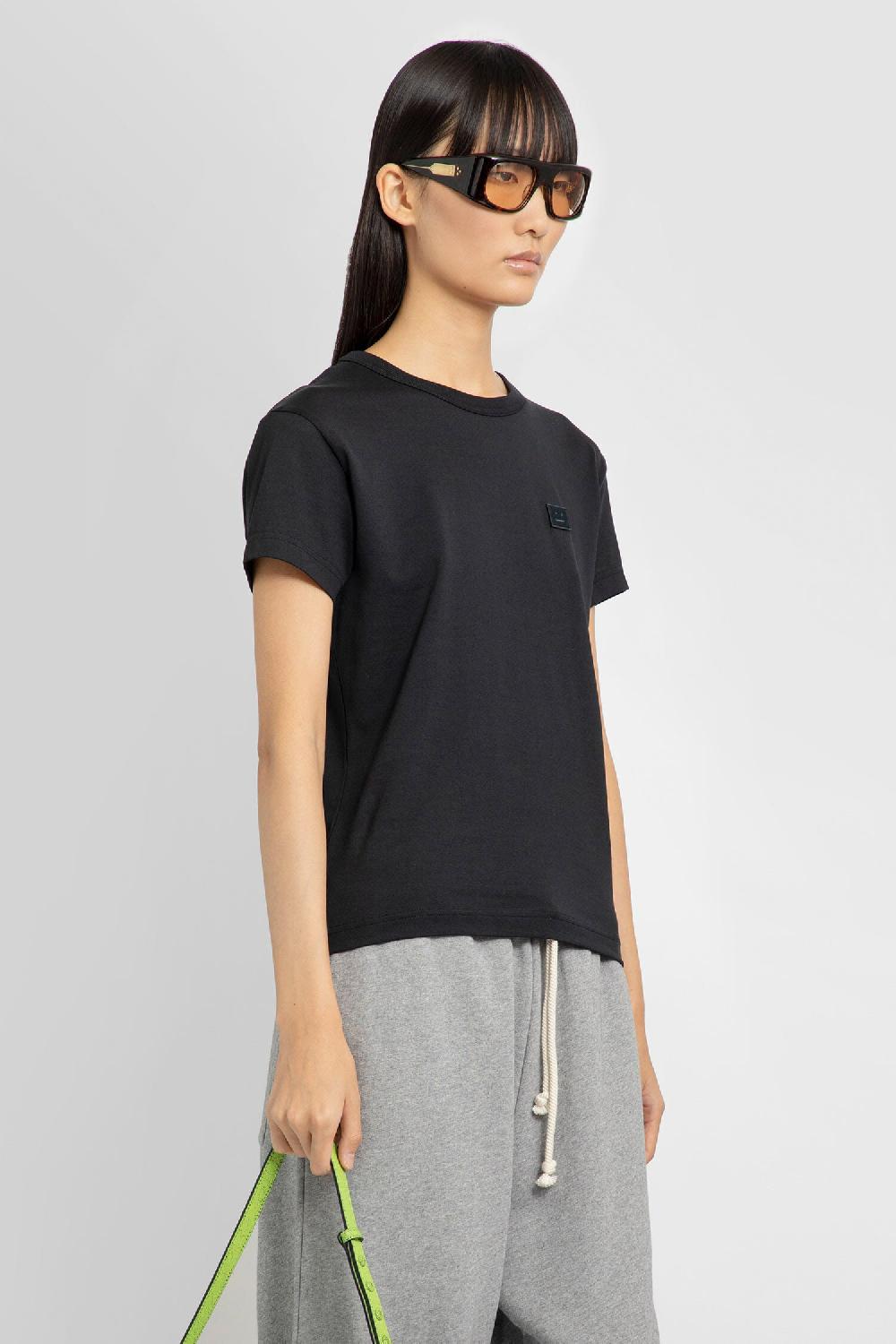 Antonioli ACNE STUDIOS WOMAN BLACK T-SHIRTS & TANK TOPS Promozione Limitata