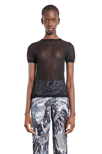 Antonioli ACNE STUDIOS WOMAN BLACK TOPS Fino Al -60%