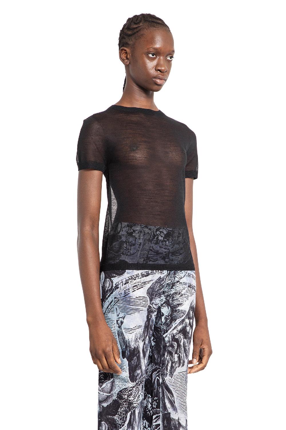 Antonioli ACNE STUDIOS WOMAN BLACK TOPS Fino Al -60%