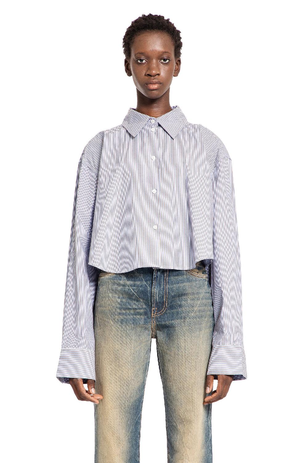 Antonioli ACNE STUDIOS WOMAN BLUE SHIRTS Offerta