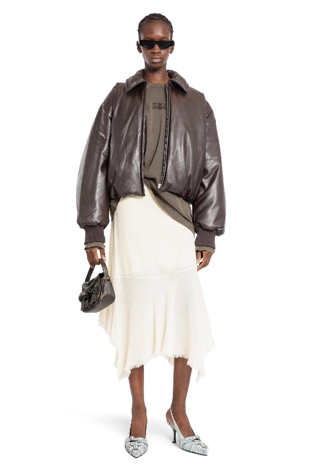 Antonioli ACNE STUDIOS WOMAN BROWN SHIRTS Hotsell