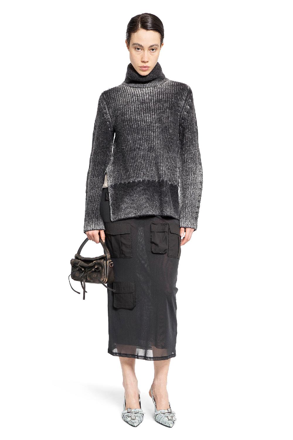 Antonioli ACNE STUDIOS WOMAN GREY KNITWEAR Saldi Di Fabbrica