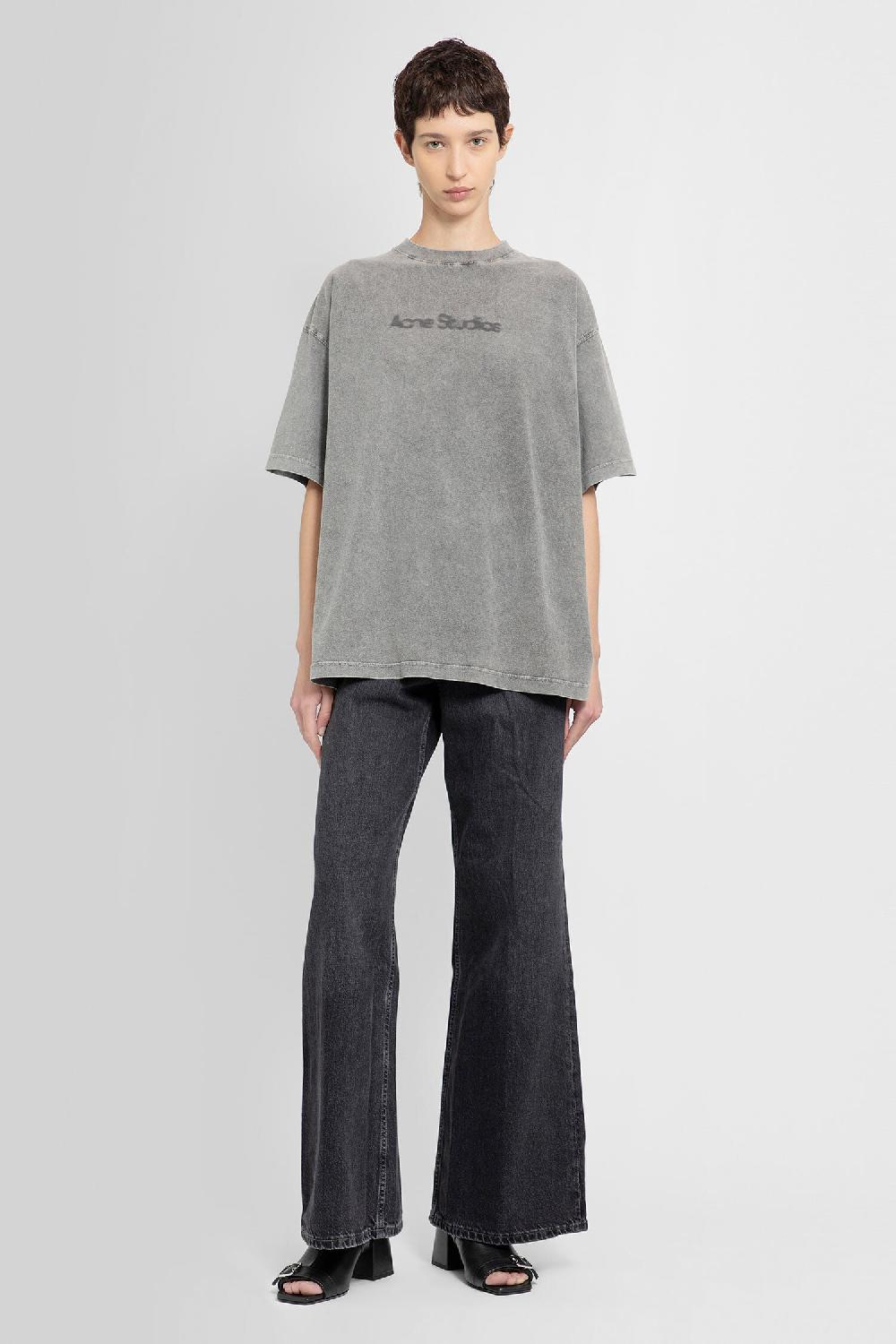 Antonioli ACNE STUDIOS WOMAN GREY T-SHIRTS & TANK TOPS Vendite Flash