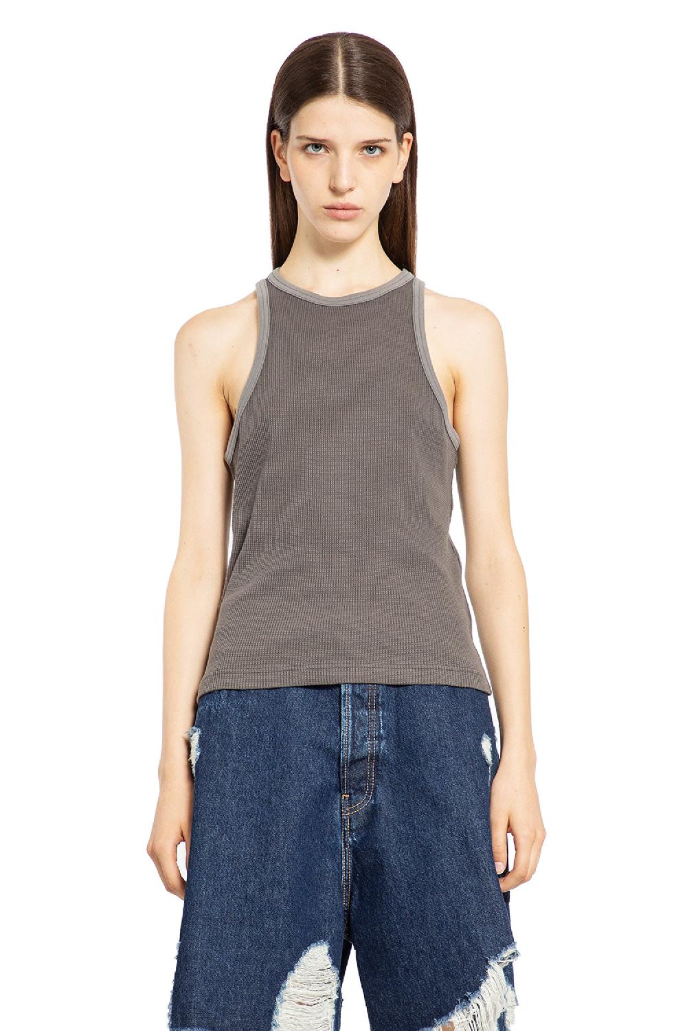 Antonioli ACNE STUDIOS WOMAN GREY T-SHIRTS & TANK TOPS Negozio