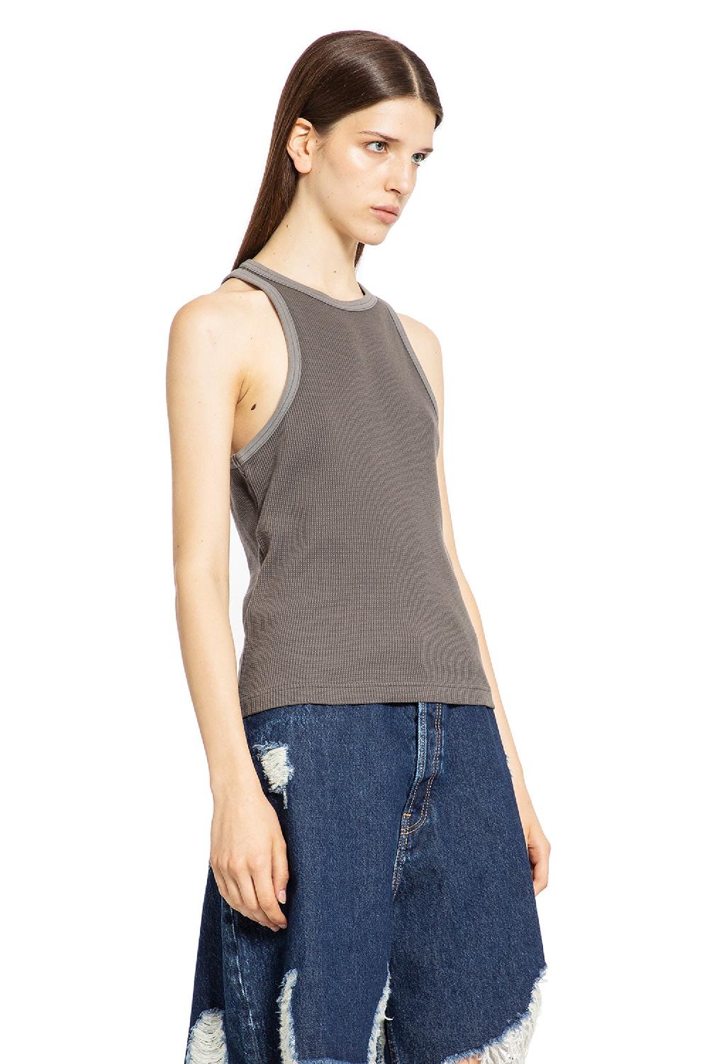 Antonioli ACNE STUDIOS WOMAN GREY T-SHIRTS & TANK TOPS Negozio