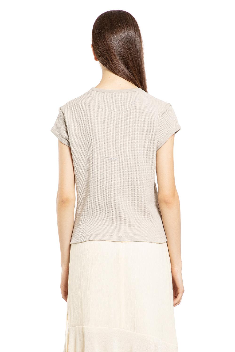 Antonioli ACNE STUDIOS WOMAN GREY T-SHIRTS & TANK TOPS Nuova