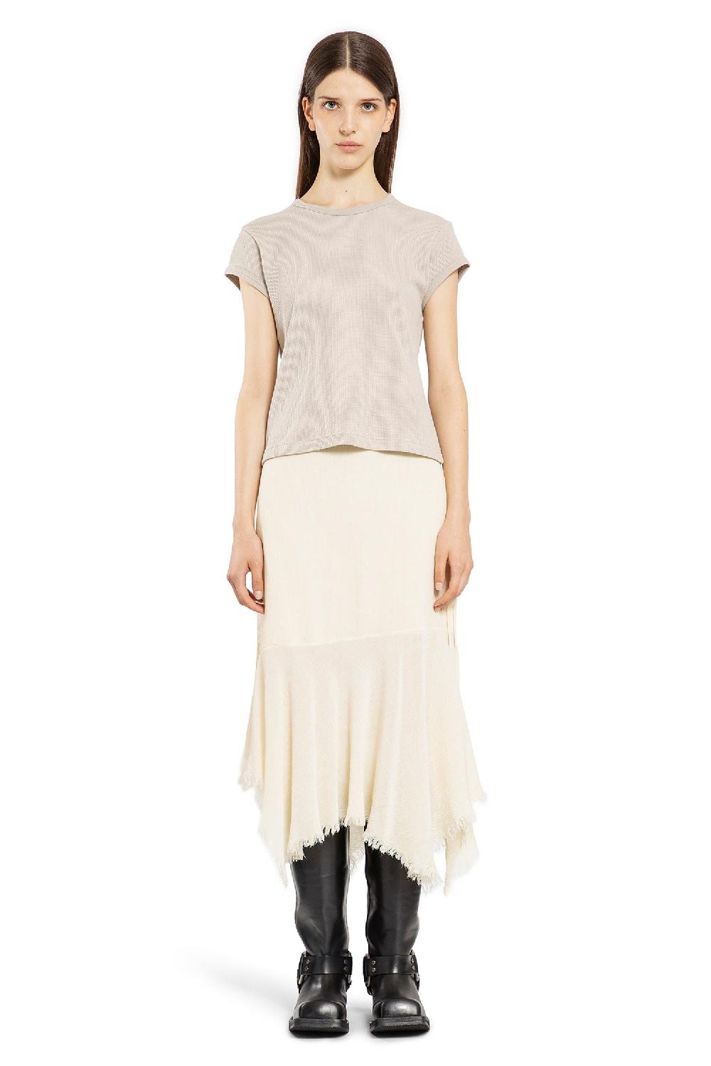 Antonioli ACNE STUDIOS WOMAN GREY T-SHIRTS & TANK TOPS Nuova