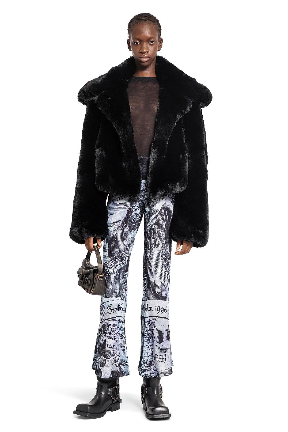 Antonioli ACNE STUDIOS WOMAN GREY TROUSERS Sconto