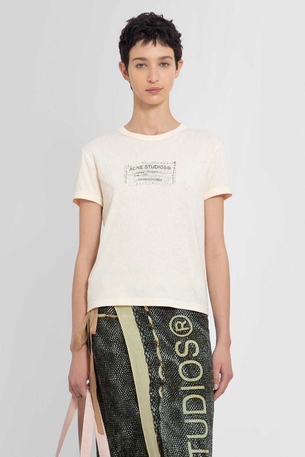 Antonioli ACNE STUDIOS WOMAN ORANGE T-SHIRTS & TANK TOPS Pezzi Unici