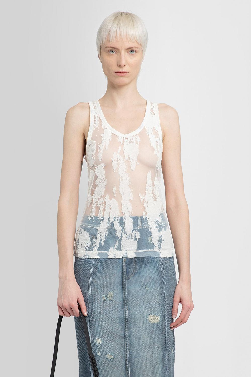 Antonioli ACNE STUDIOS WOMAN WHITE TOPS Fino Al -60%