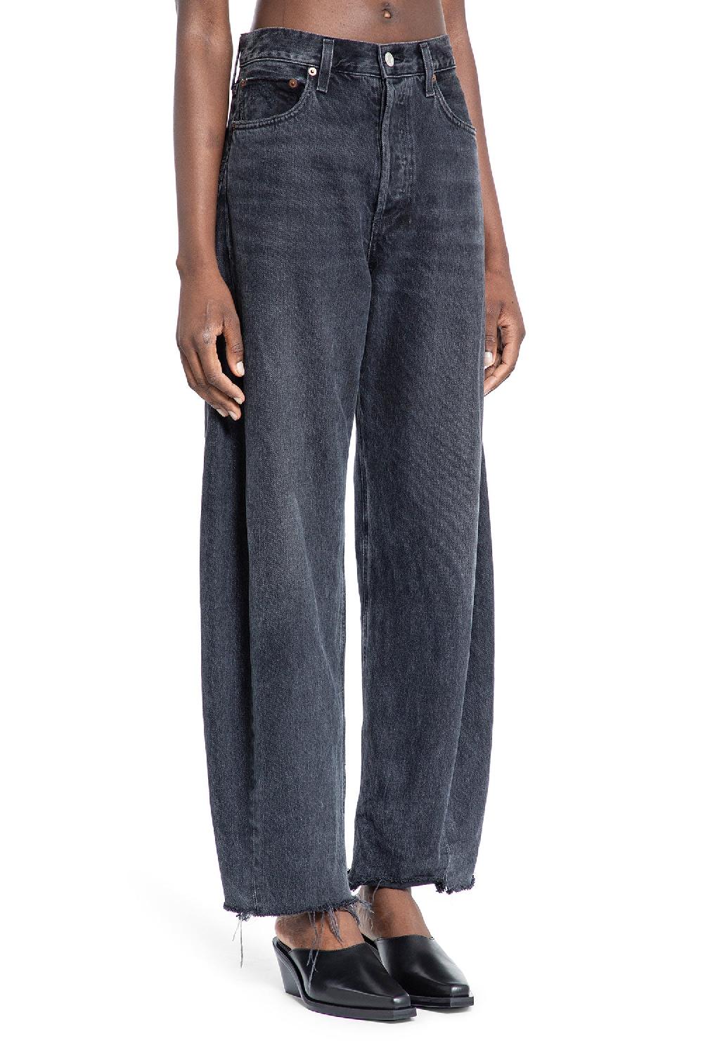 Antonioli AGOLDE WOMAN BLACK JEANS In Vendita