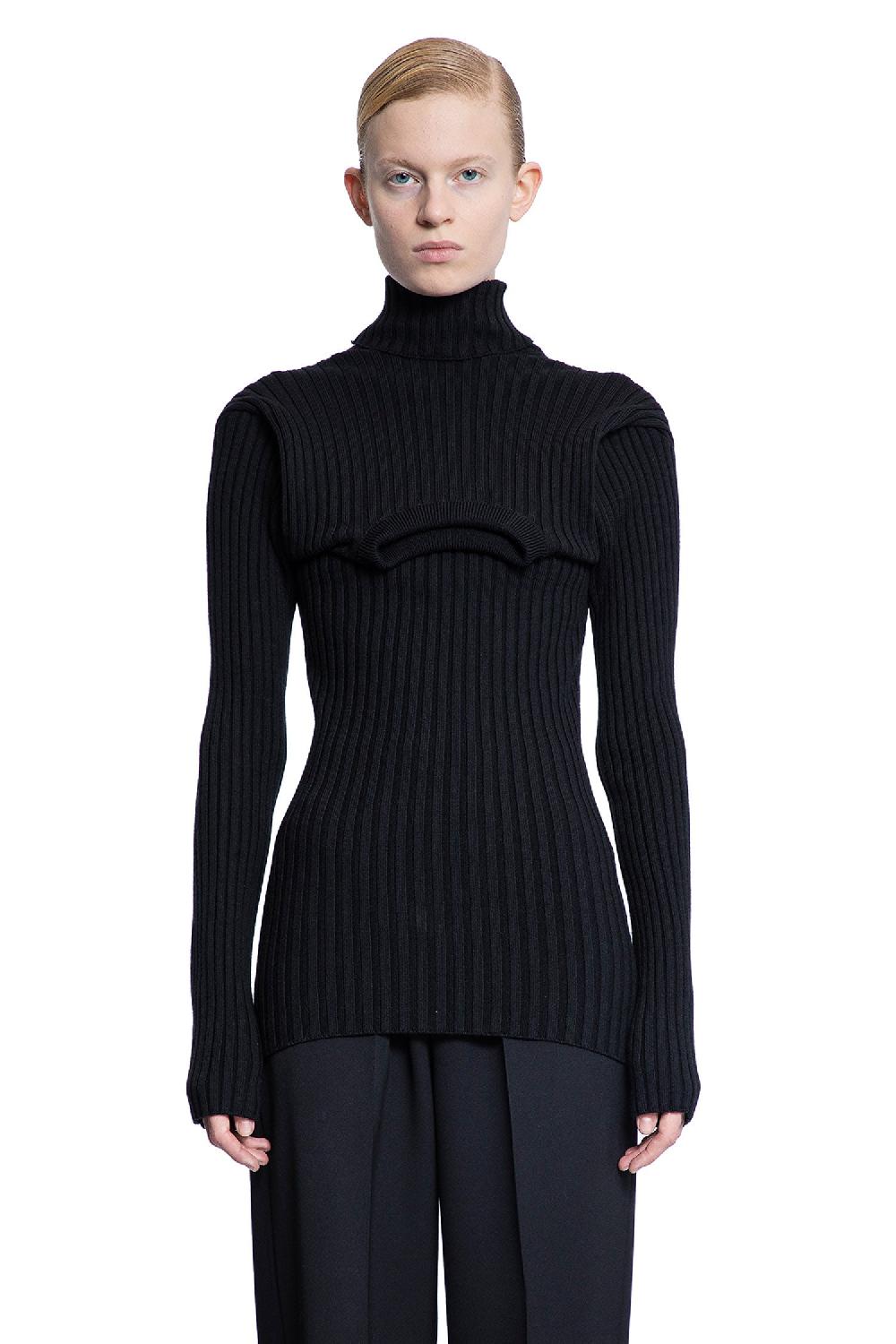 Antonioli ALAINPAUL WOMAN BLACK KNITWEAR Italy