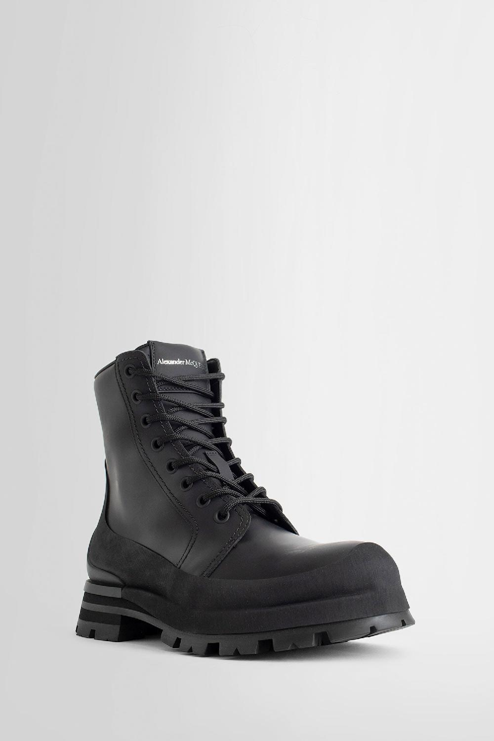 Antonioli ALEXANDER MCQUEEN MAN BLACK BOOTS Negozi Online