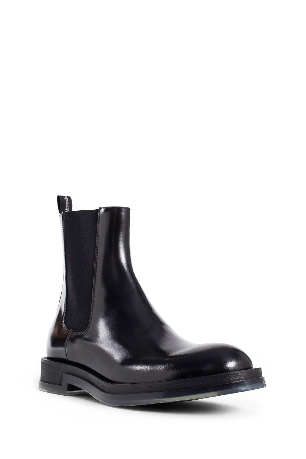 Antonioli ALEXANDER MCQUEEN MAN BLACK BOOTS Consegna Veloce