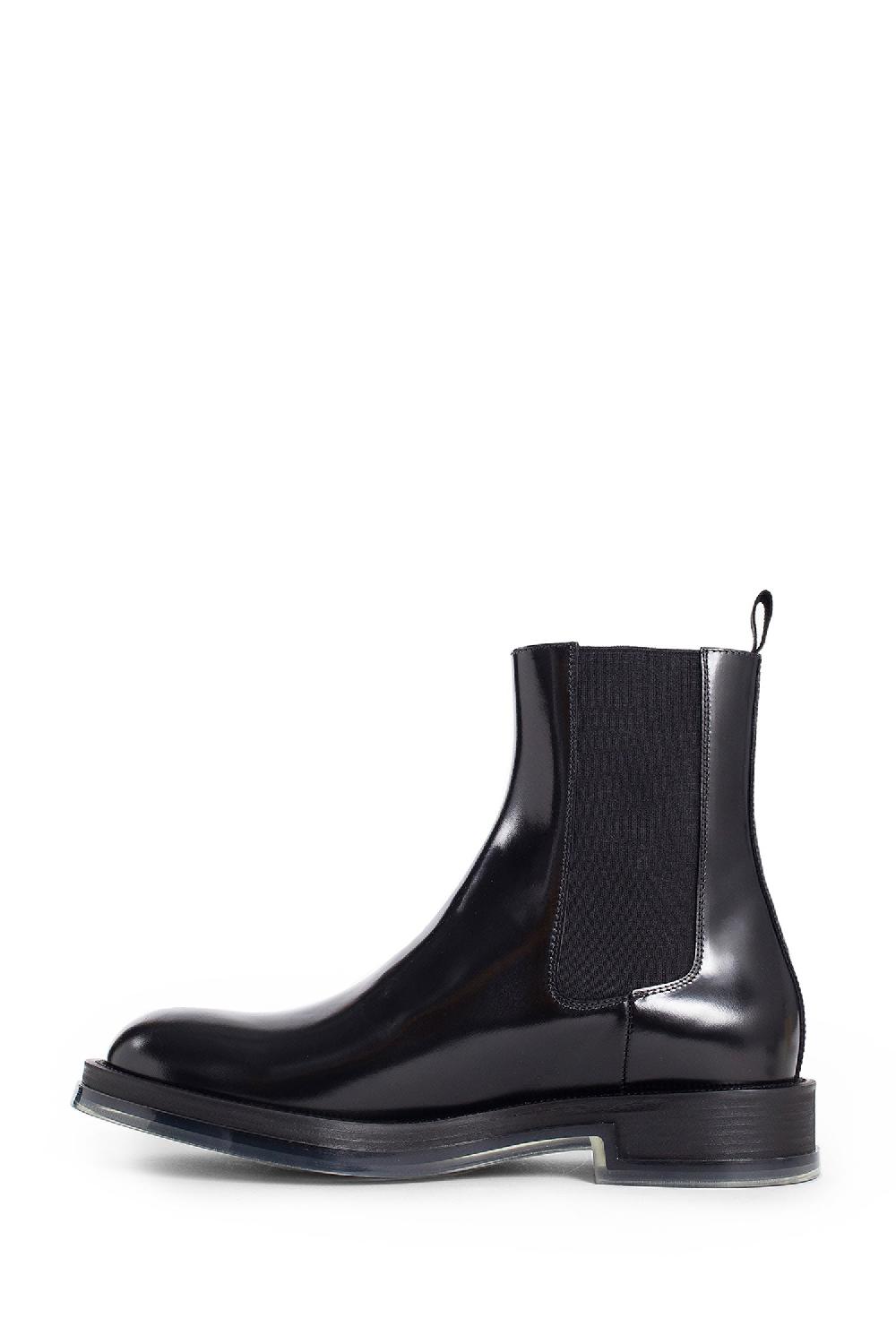 Antonioli ALEXANDER MCQUEEN MAN BLACK BOOTS Consegna Veloce