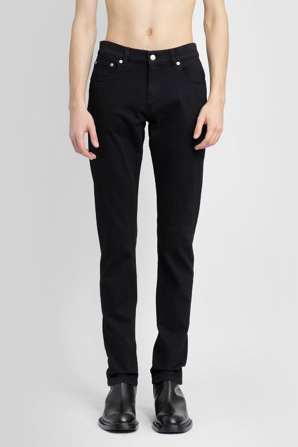 Antonioli ALEXANDER MCQUEEN MAN BLACK JEANS Prezzo Ridotto