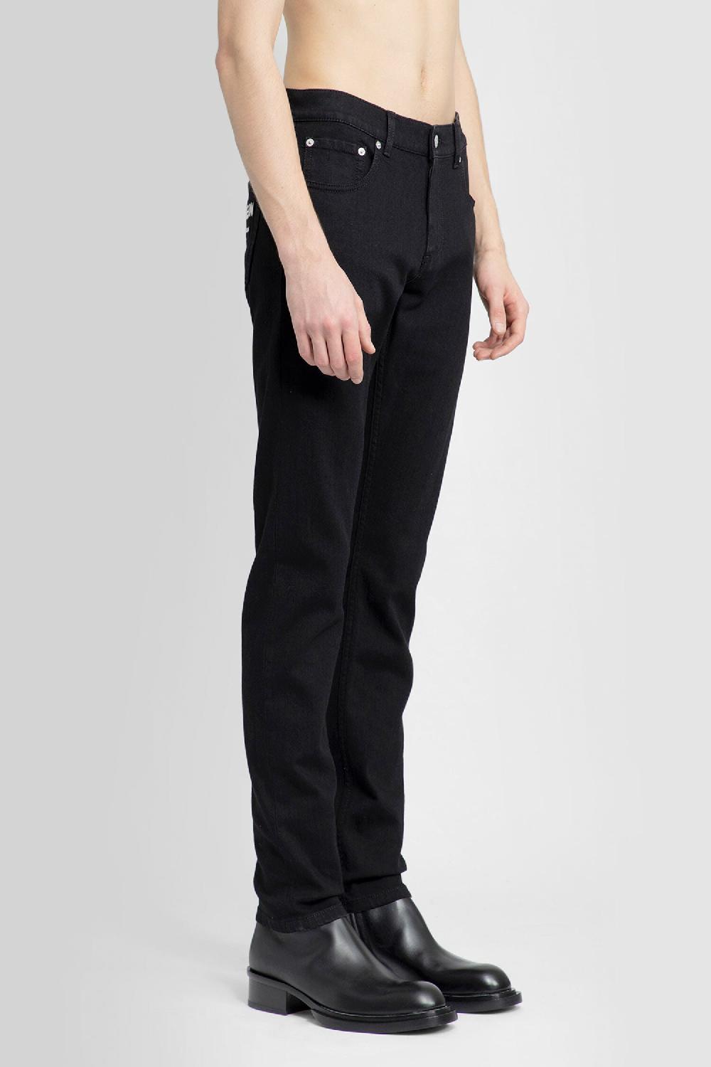 Antonioli ALEXANDER MCQUEEN MAN BLACK JEANS Prezzo Ridotto