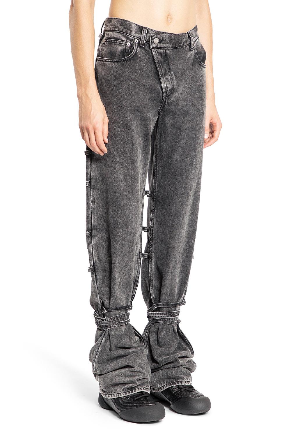 Antonioli ALEXANDER MCQUEEN MAN BLACK JEANS Sconto