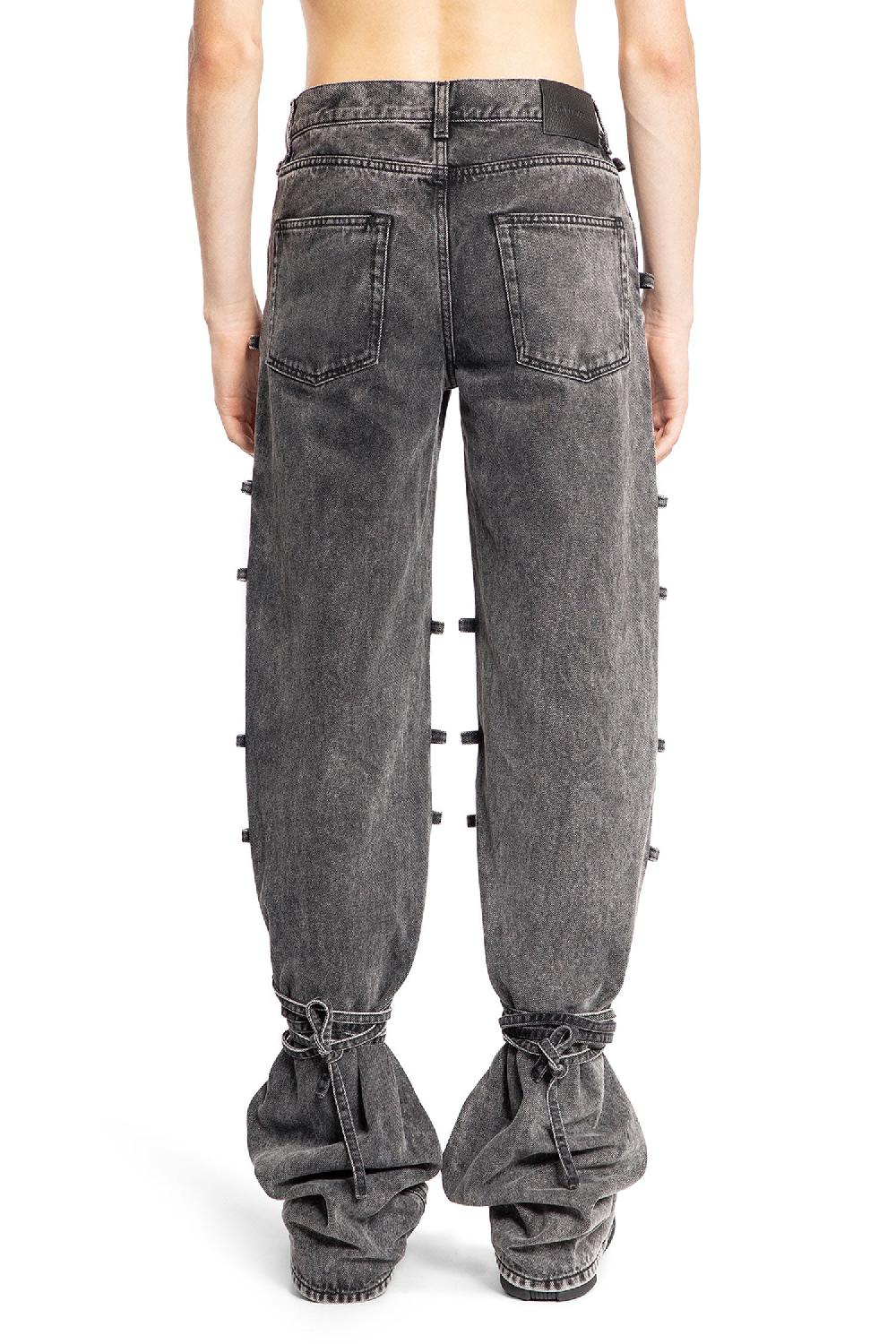 Antonioli ALEXANDER MCQUEEN MAN BLACK JEANS Sconto