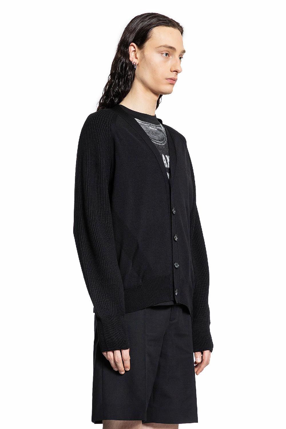 Antonioli ALEXANDER MCQUEEN MAN BLACK KNITWEAR Sconto